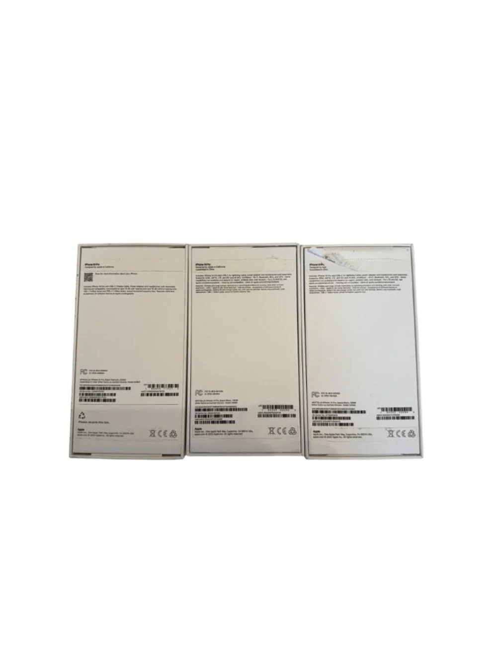 iPhone Empty Box Reseller Bundle of 3 Only Original Apple Packaging NO PHONES
